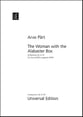 Woman with the Alabaster Box SATB Choral Score cover